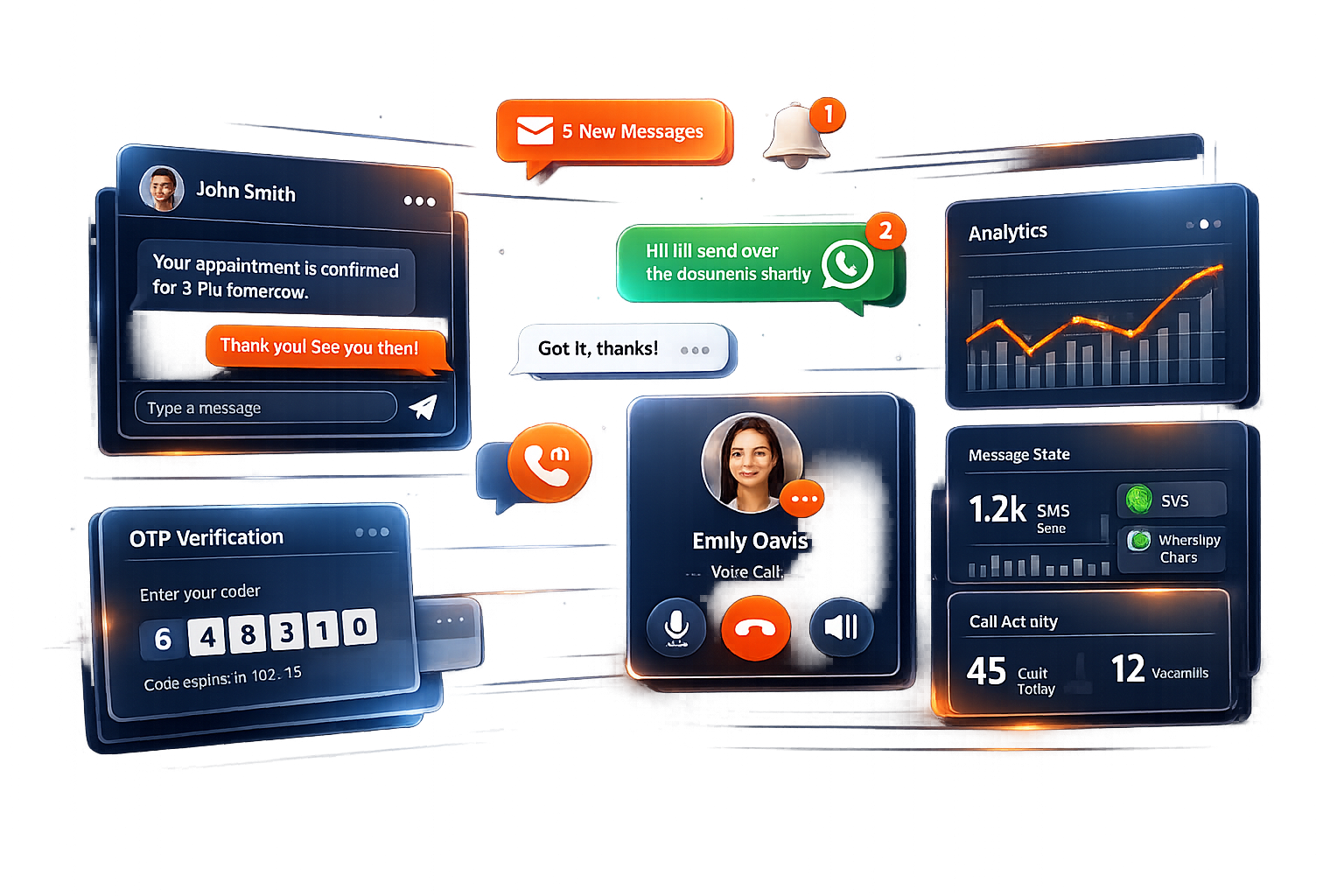 BulkSMS.ca Communication Platform Dashboard