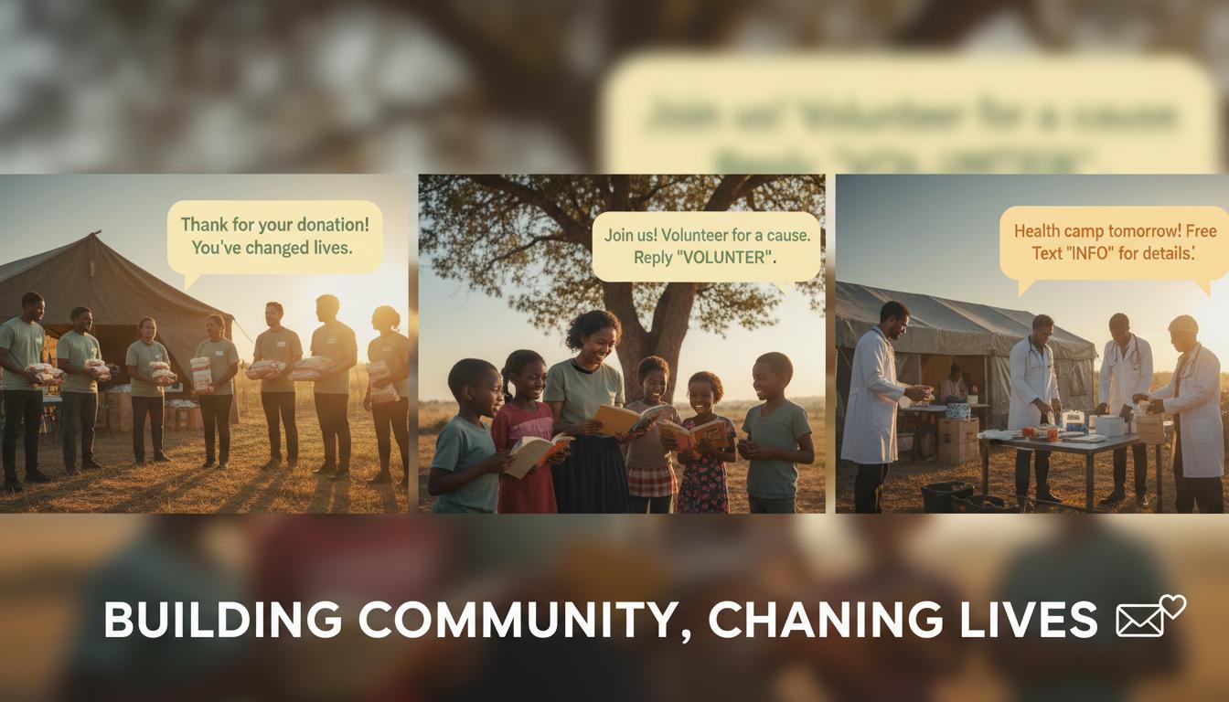 NGO & Non-Profit SMS Communication — Donor & Volunteer Engagement