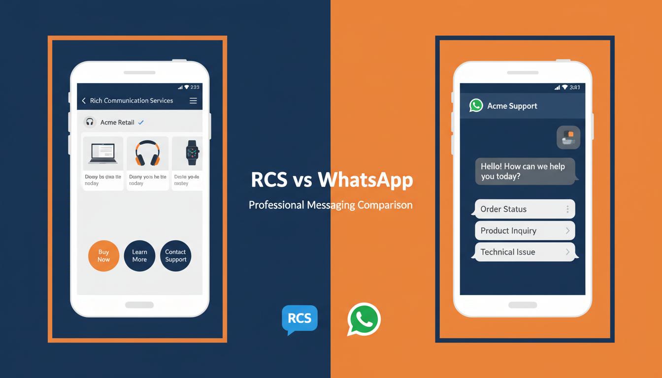 RCS vs WhatsApp Business Messaging — Which One Should You Choose?