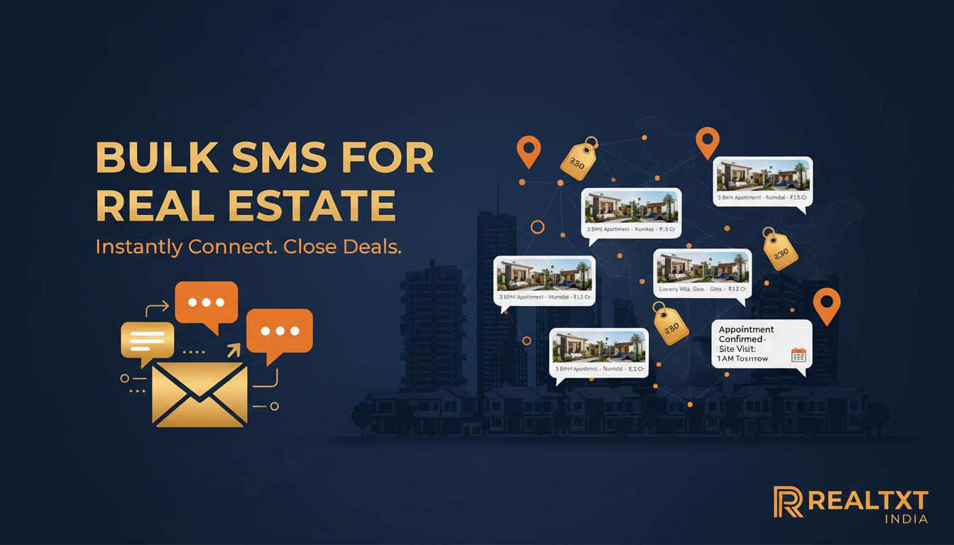 Bulk SMS for Real Estate — Lead Generation & Follow-up Strategy