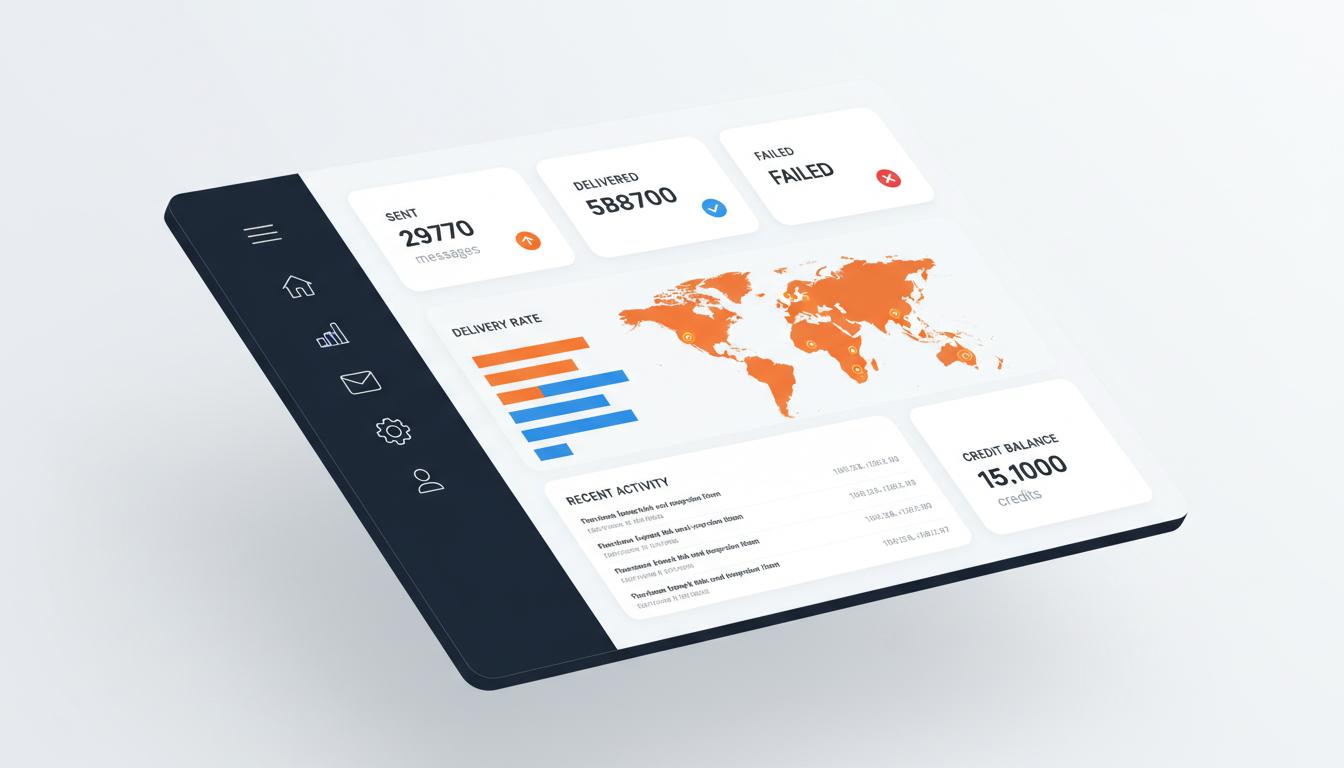 BulkSMS.ca Communication Platform Dashboard